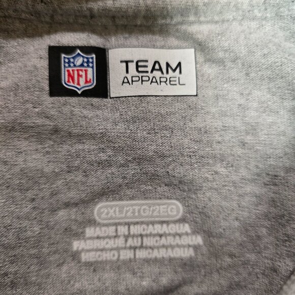Green Bay Packers Men's NFL Team Apparel SS T-Shirt Cotton Blend Gray Sz 2XL NWT - Picture 6 of 7